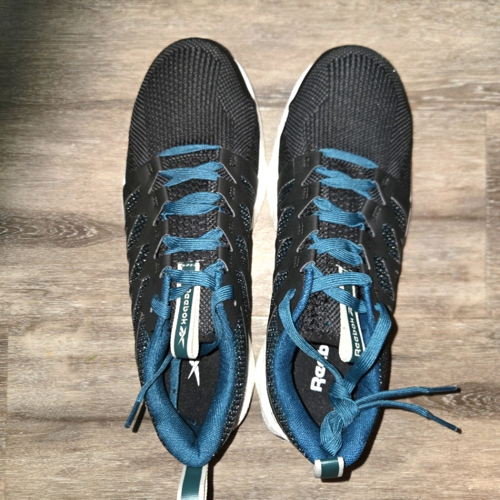 Reebok Women Blue RB314 Fusion Flexweave Safety Toe Athletic Work Shoe Size 12M